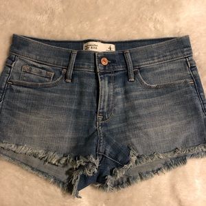 Abercrombie & Fitch Low Rise Jean Shorts